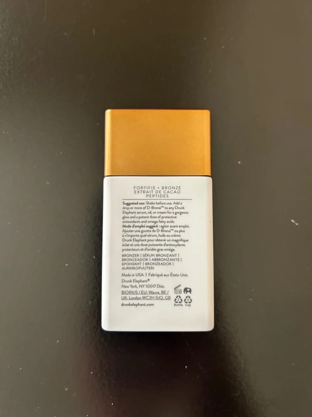 Drunk Elephant D-Bronzi Anti-Pollution Bronzing Drops with Peptides 30 ml